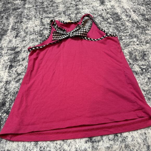 10/12 L Gwen Stefani Harajuku Mini Tank Top No Doubt Lovers Pink Bow Racerback - Picture 7 of 8
